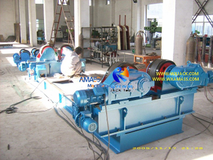 Motor Drive Roller Bed Moving HGK Welding Rotator Adjusting by Leadscrew