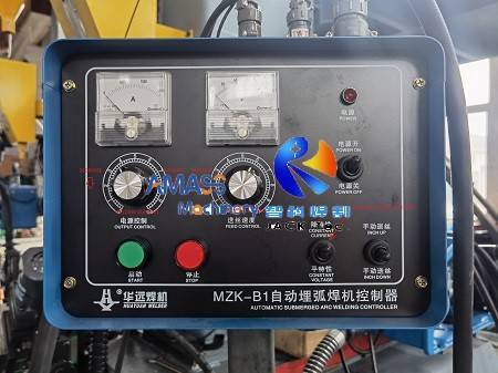 Fig2 H Beam Fabrication Machine 86 SAW welding current and voltage adjust