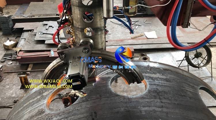 7-Axis 3000/12 Flame And Plasma Large Scale CNC Pipe Cutting Machine
